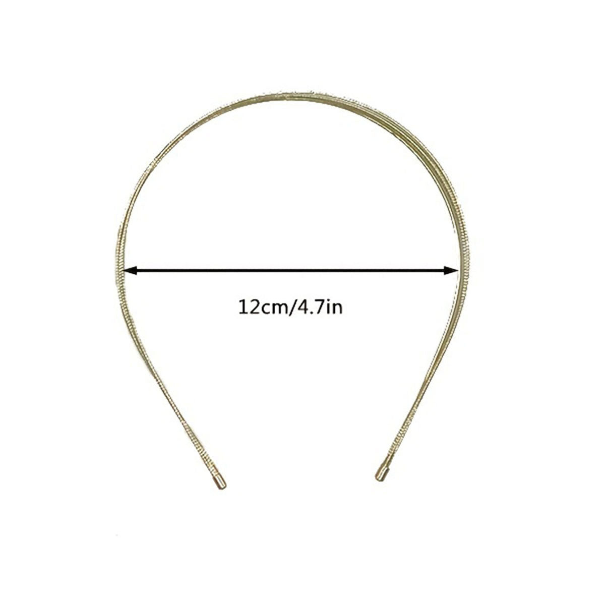 Women's Simple Style Solid Color Alloy Hair Band