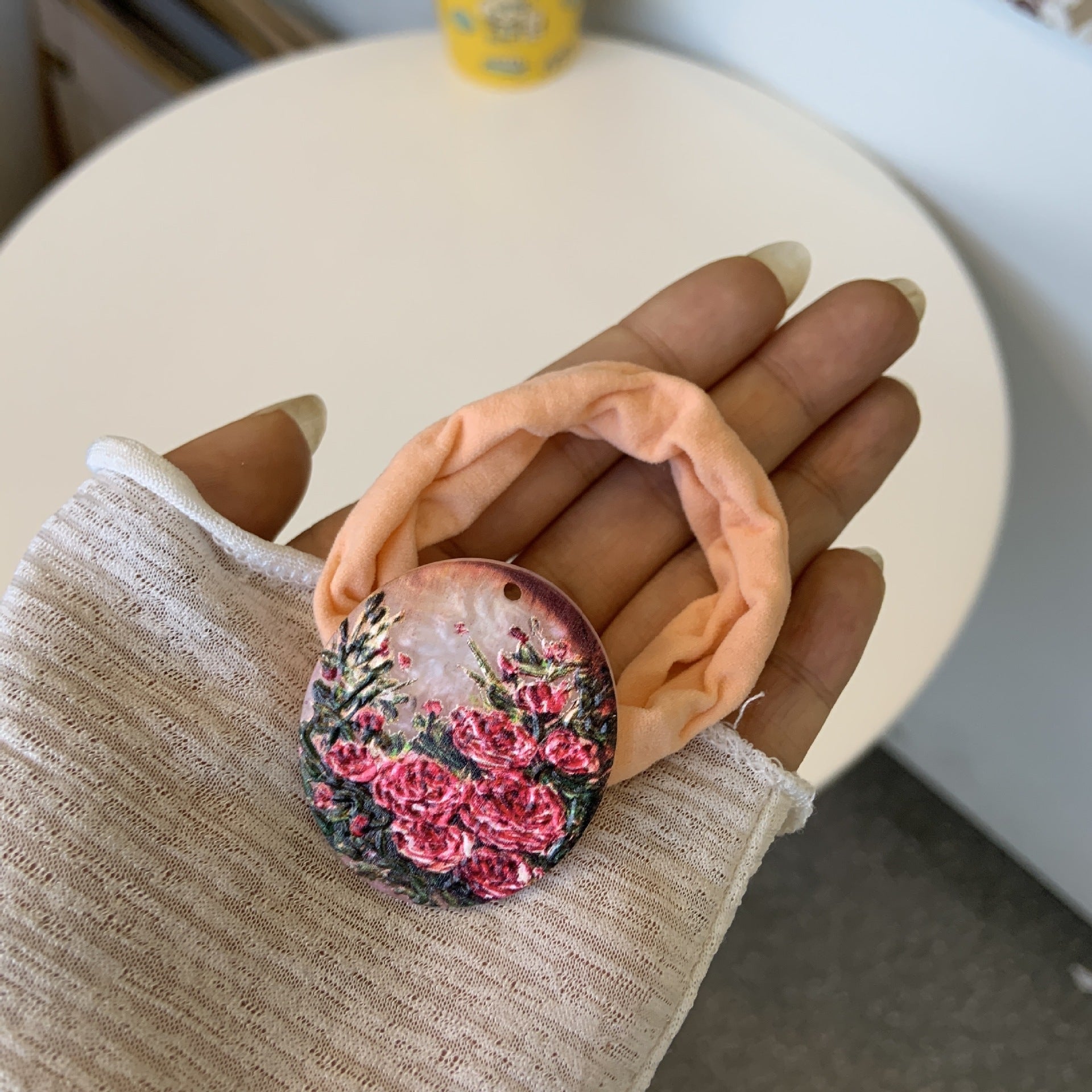 Women's Cartoon Style Flower Arylic Hair Tie