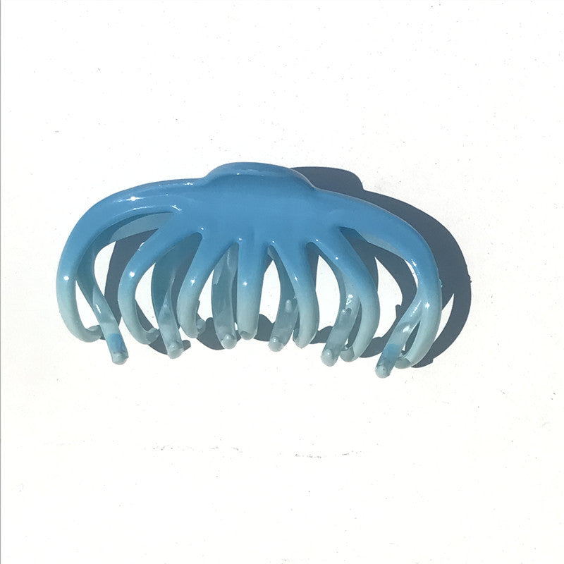 women's simple style solid color arylic hair claws