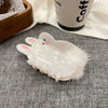 women's cute rabbit acetic acid sheets hair claws