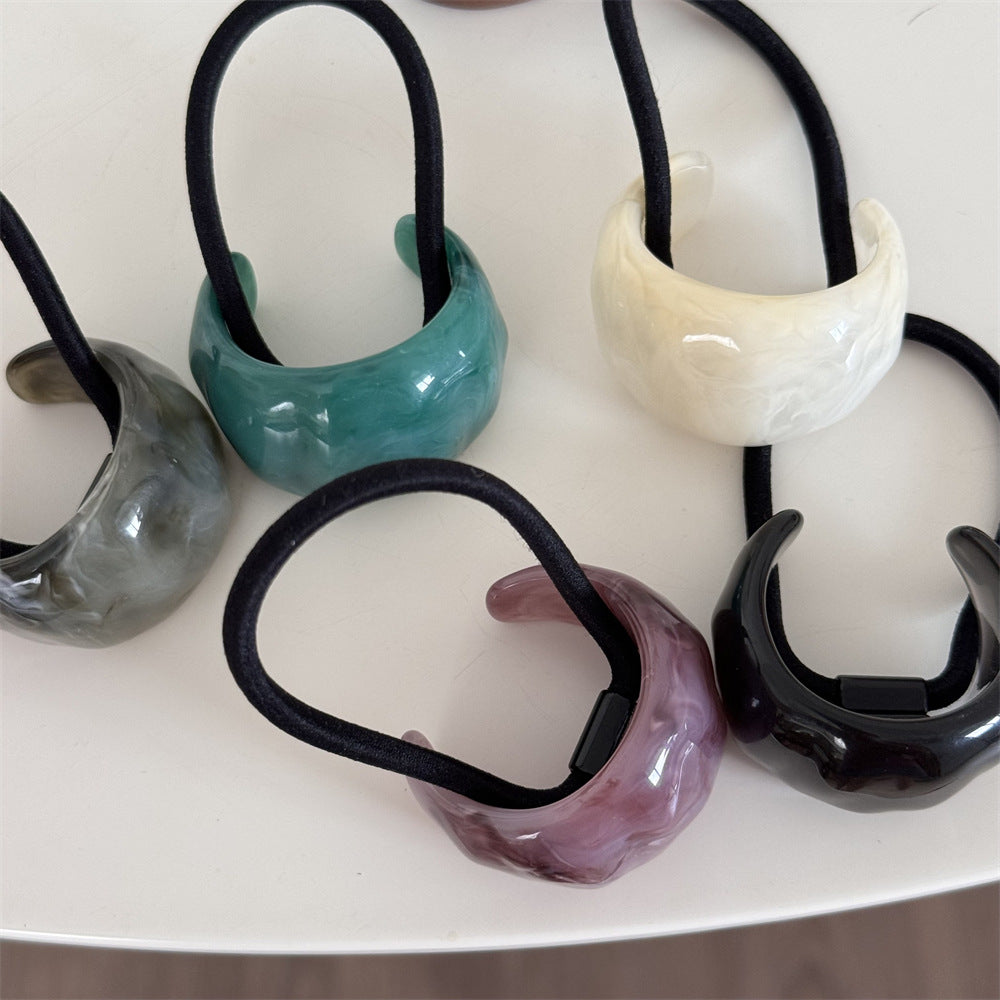 Women's Simple Style Geometric Plastic Resin Hair Tie