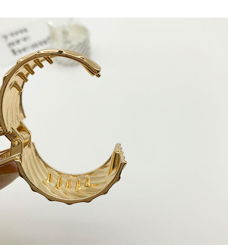 Women's Simple Style Geometric Alloy Plating Hair Clip