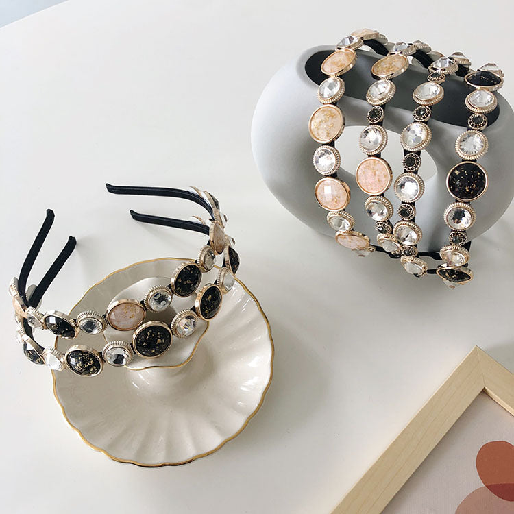 korean new fashion diamond retro hair band