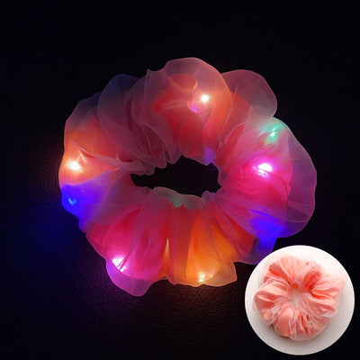 Women's Casual Simple Style Round Dots Solid Color Cloth Hair Tie