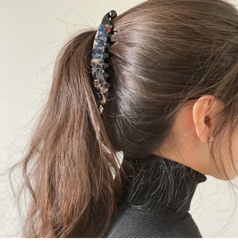 Women's Retro Simple Style Color Block Leopard Acetic acid sheets Hair Clip