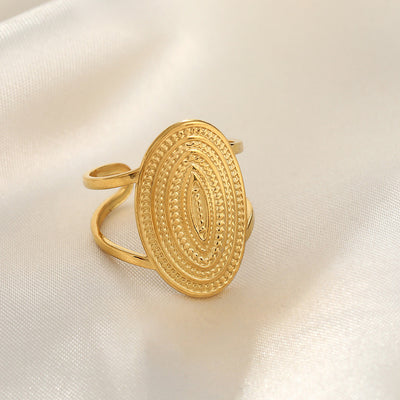 Jewelry Simple Style Commute Geometric 304 Stainless Steel Plating Open Rings