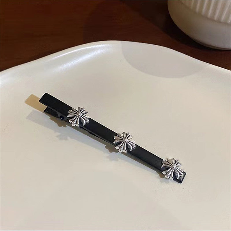 Women's Punk Cross Metal Hair Clip