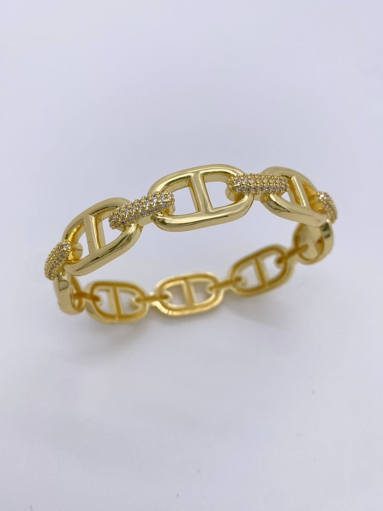 Jewelry Vintage Style Classic Style Geometric Copper Zircon Mixed Metal Rings Bracelets