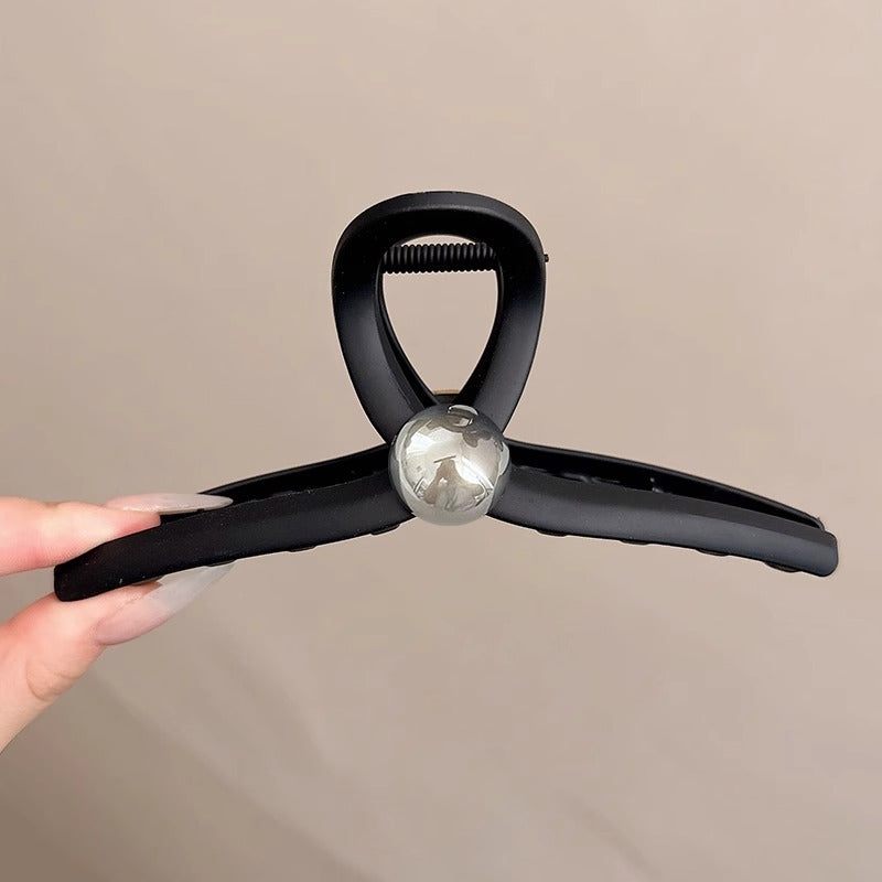 Cute love grab clip girl 2025 new popular high-end disc hair shark clip hairpin hair card headdress