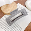 Women's Elegant Simple Style Solid Color Plastic Hair Claws