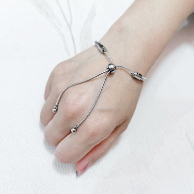 Basic Geometric 304 Stainless Steel Bracelets In Bulk