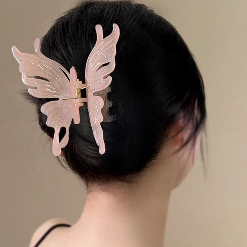 Women's IG Style Korean Style Butterfly Arylic Plating Hair Clip Hair Claws