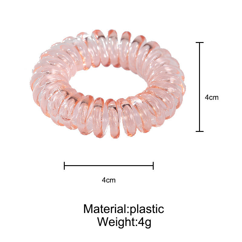 Women's Simple Style Solid Color Plastic Hair Tie