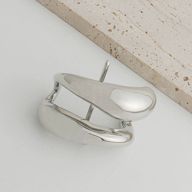 Women's Simple Style Classic Style Solid Color Alloy Polishing Hair Clip