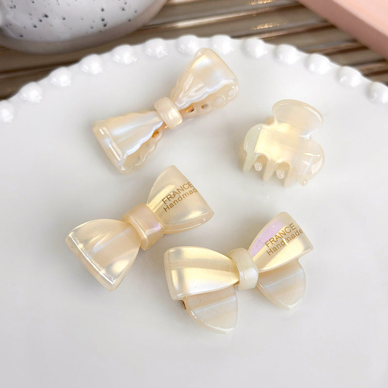 Women's Sweet Simple Style Bow Knot Acetic acid sheets Hair Clip Hair Claws