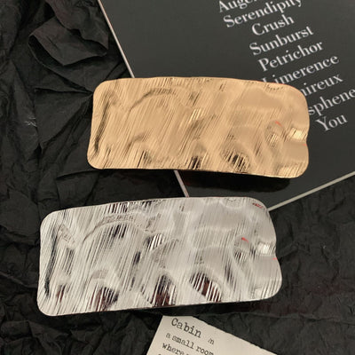 Women's Exaggerated Artistic Square Alloy Hair Clip