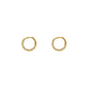 New Popular Niche Unique Earrings Women's Gold Premium Sensory Ring Ear Buckle Earrings