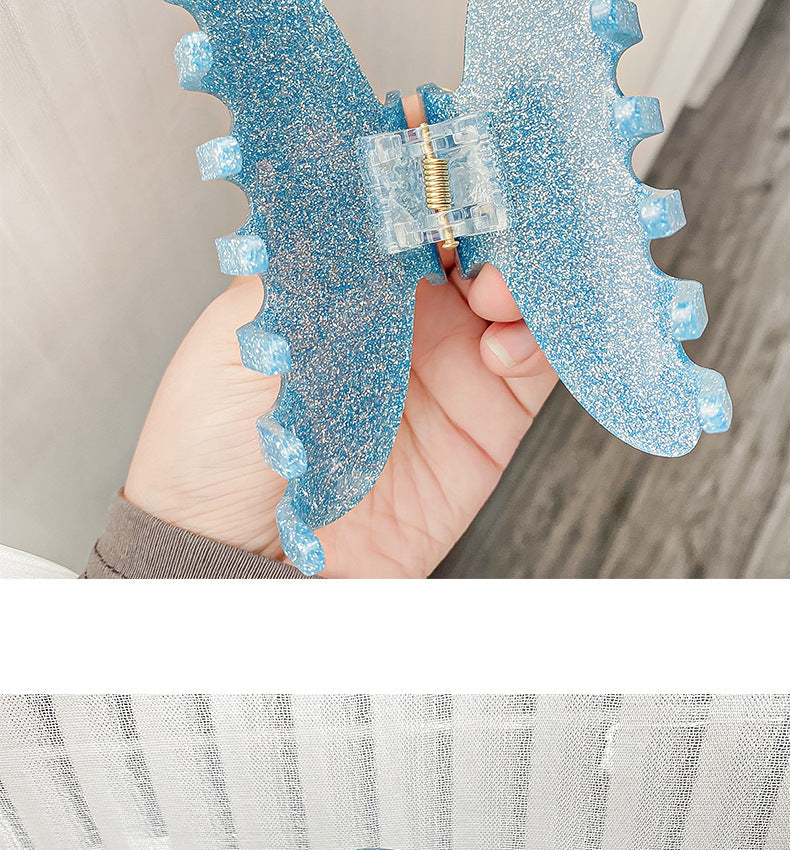 Women's Sweet Solid Color Arylic Hair Claws