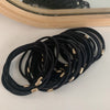 simple style solid color cloth metal rubber band 1 piece