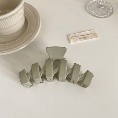 simple style waves solid color arylic hair clip