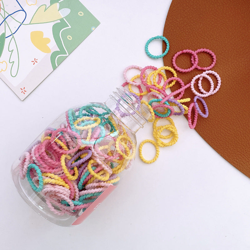 Girl'S Simple Style Classic Style Solid Color Cloth Contrast Collar Hair Tie