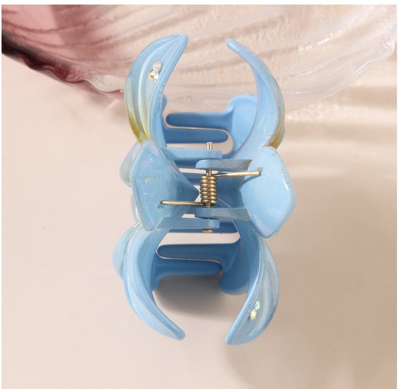 Women's Simple Style Classic Style Flower Plastic Resin Stoving Varnish Hair Claws