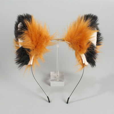 Women's Cute Ear Plush Handmade Hair Band