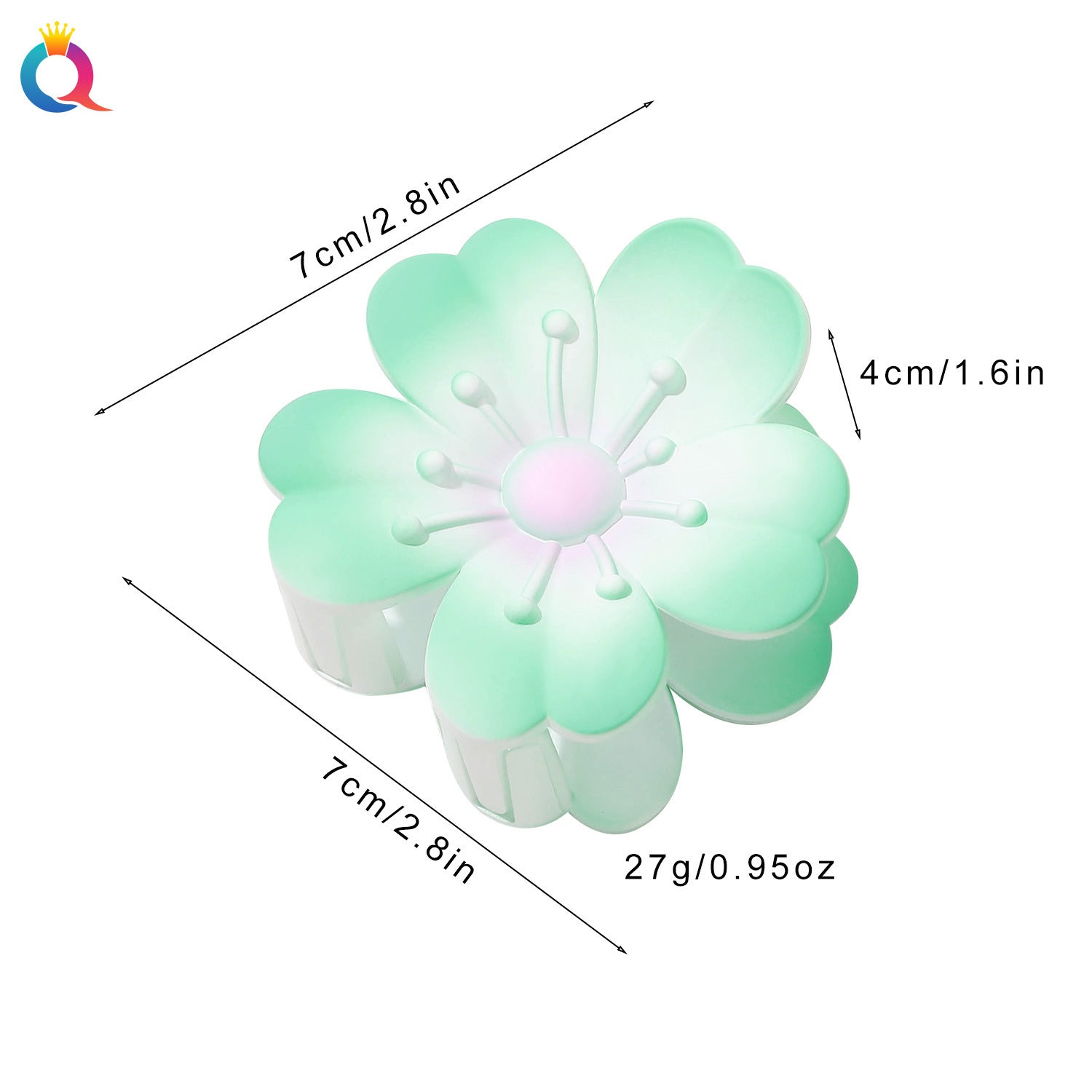 Women's Simple Style Classic Style Flower Plastic Hair Claws