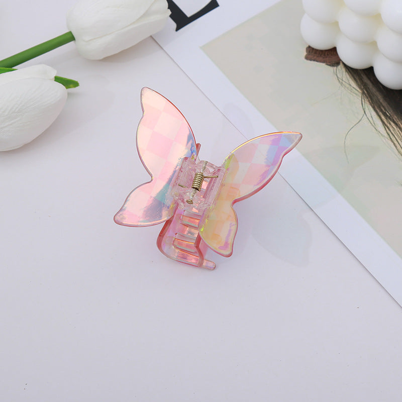 simple style bow knot imitation acetic acid handmade hair claws 1 piece