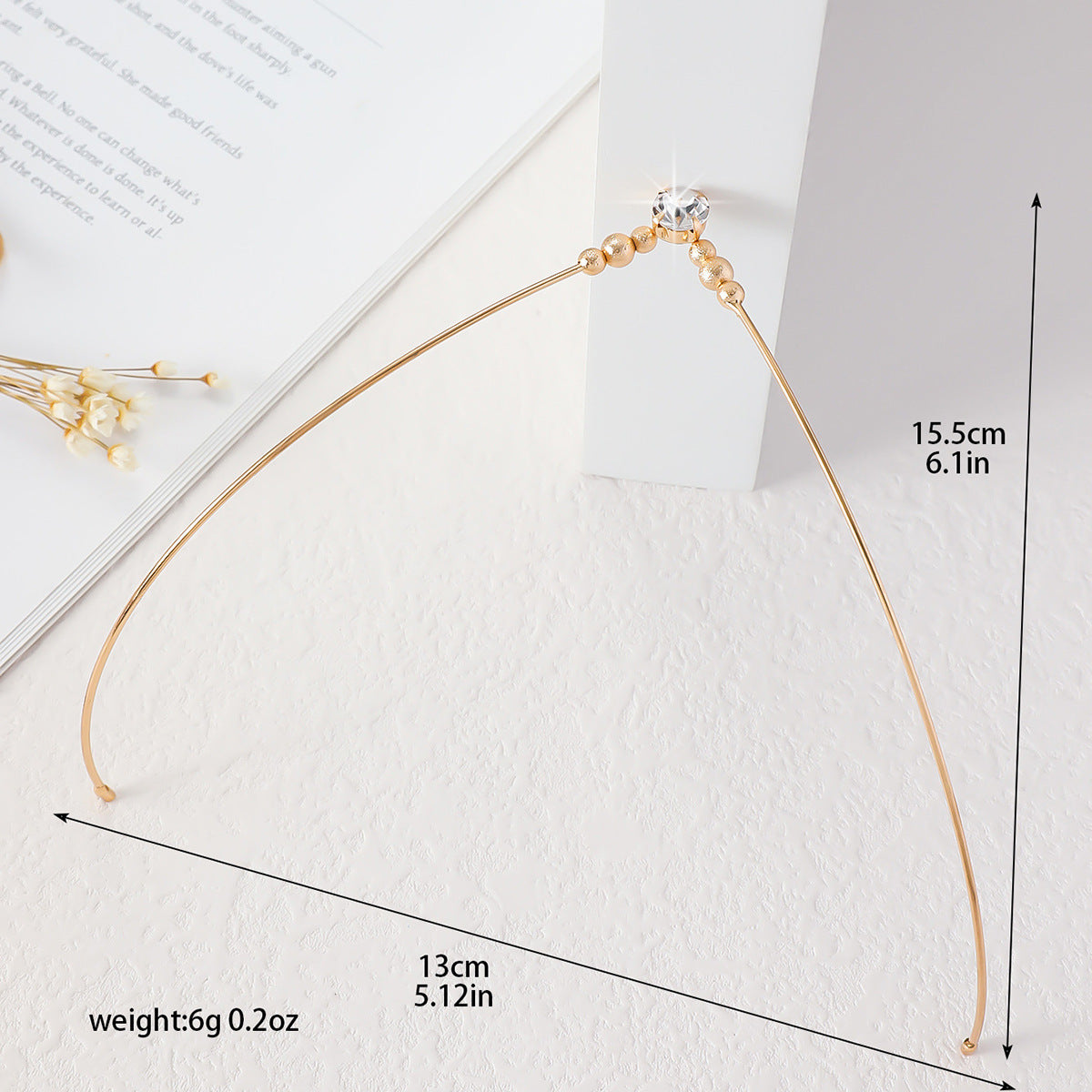 Women's Sweet Simple Style Geometric Leaves Iron Plating Hair Band