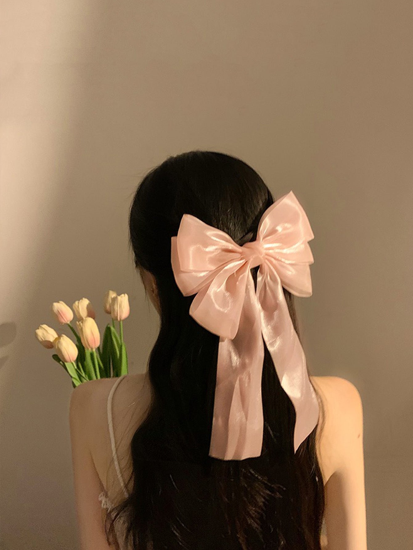 Women's Sweet Bow Knot Gauze Hair Clip