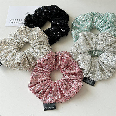 Women's Sweet Geometric Sequin Hair Tie