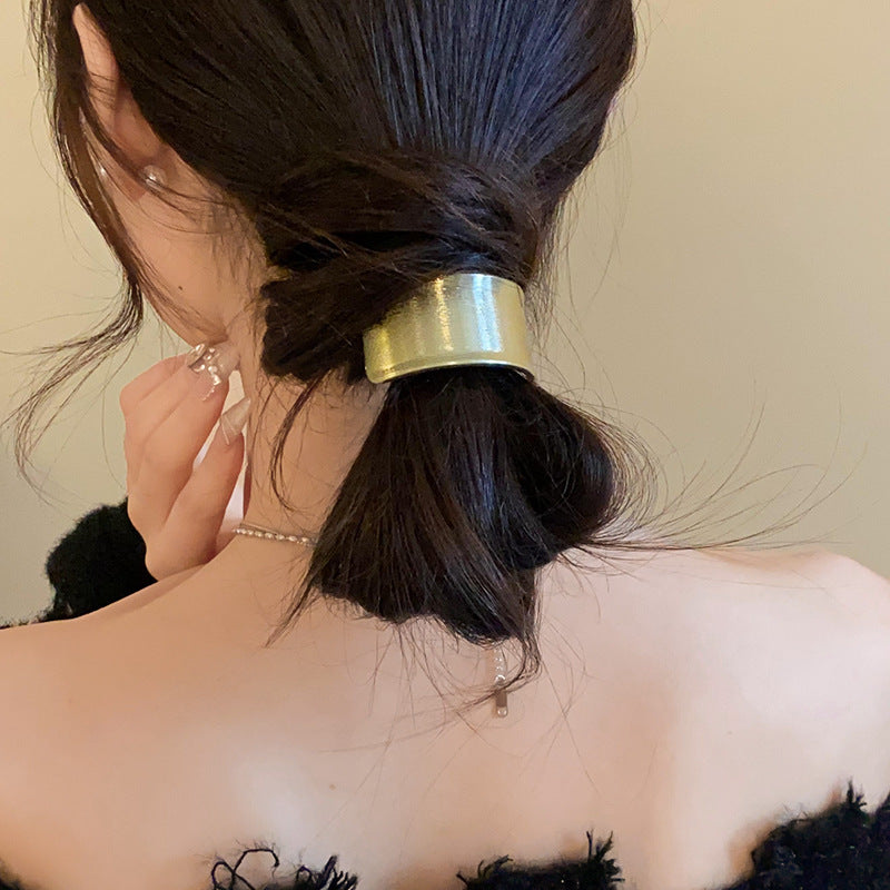 Women's IG Style Simple Style Solid Color Alloy Hair Tie