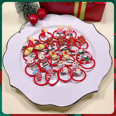 Christmas Cute Kid'S Santa Claus Hair Tie