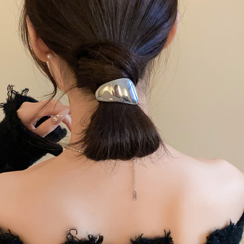 Women's IG Style Simple Style Solid Color Alloy Hair Tie