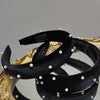 black velvet headband pearls headband retro korean headdress