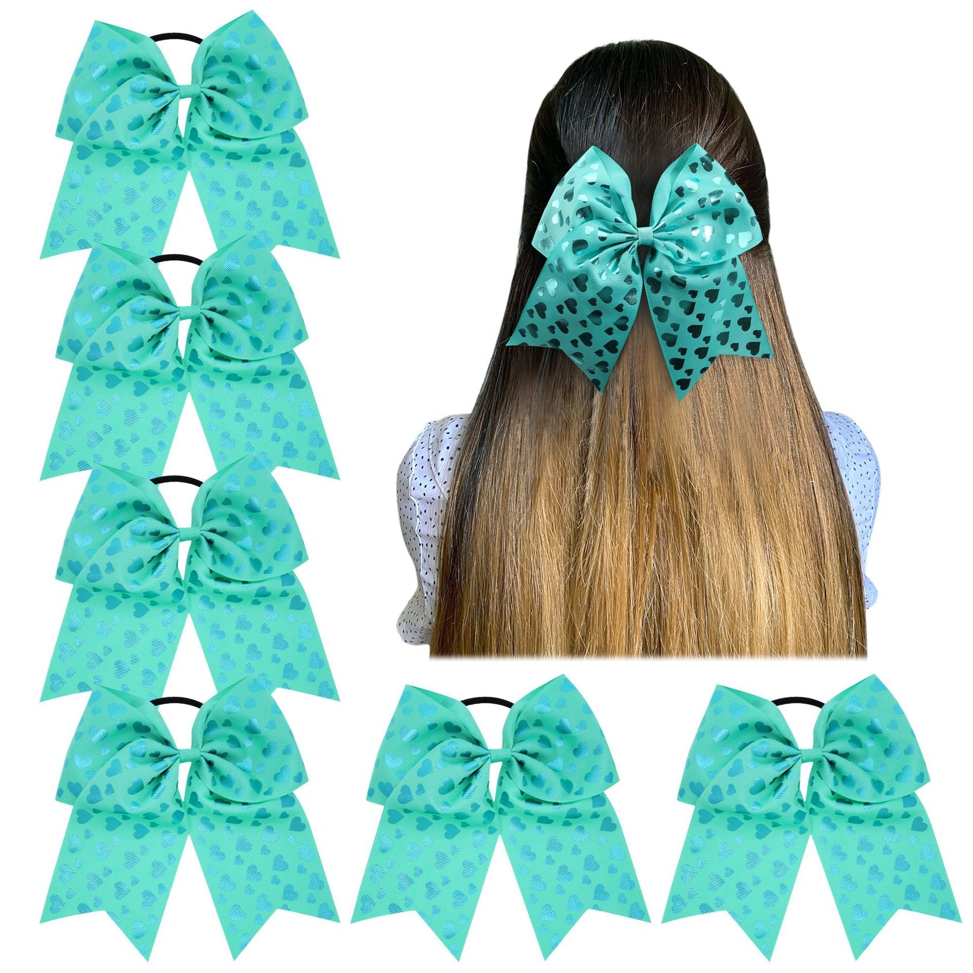 Girl'S Cute Pastoral Bow Knot Thread belt Hair Tie