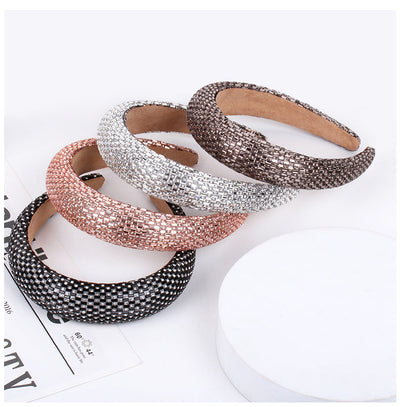fashion u shape rhinestone hair band 1 piece