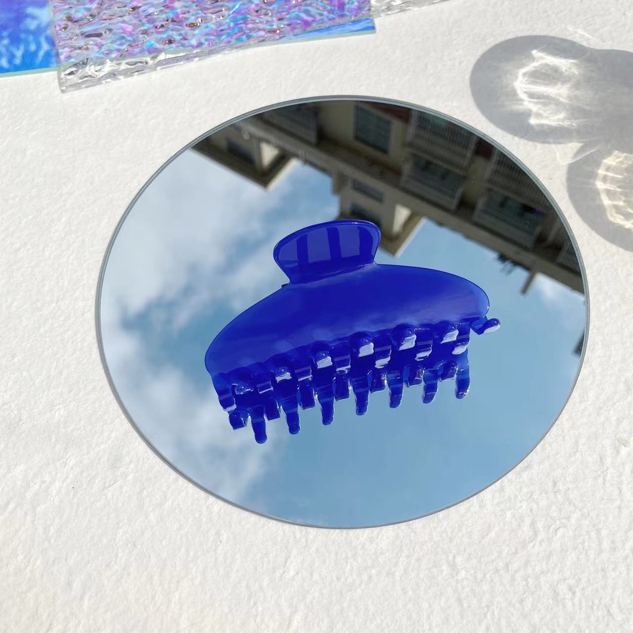 Women's Basic Simple Style Solid Color Acetic acid sheets Hair Claws