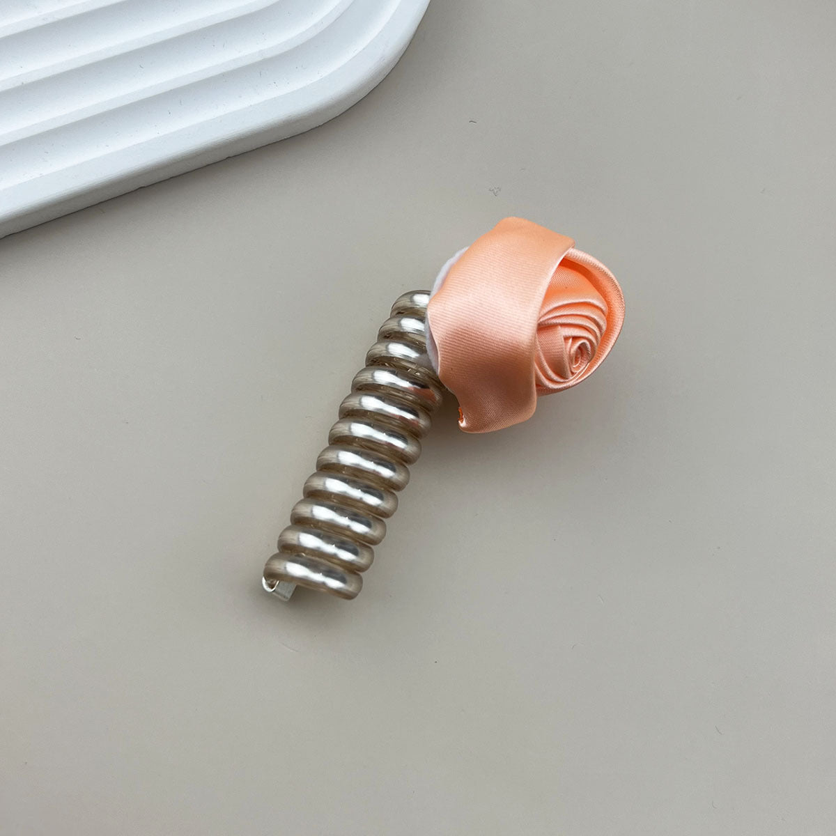 Women's Elegant Simple Style Rose Plastic Hair Tie