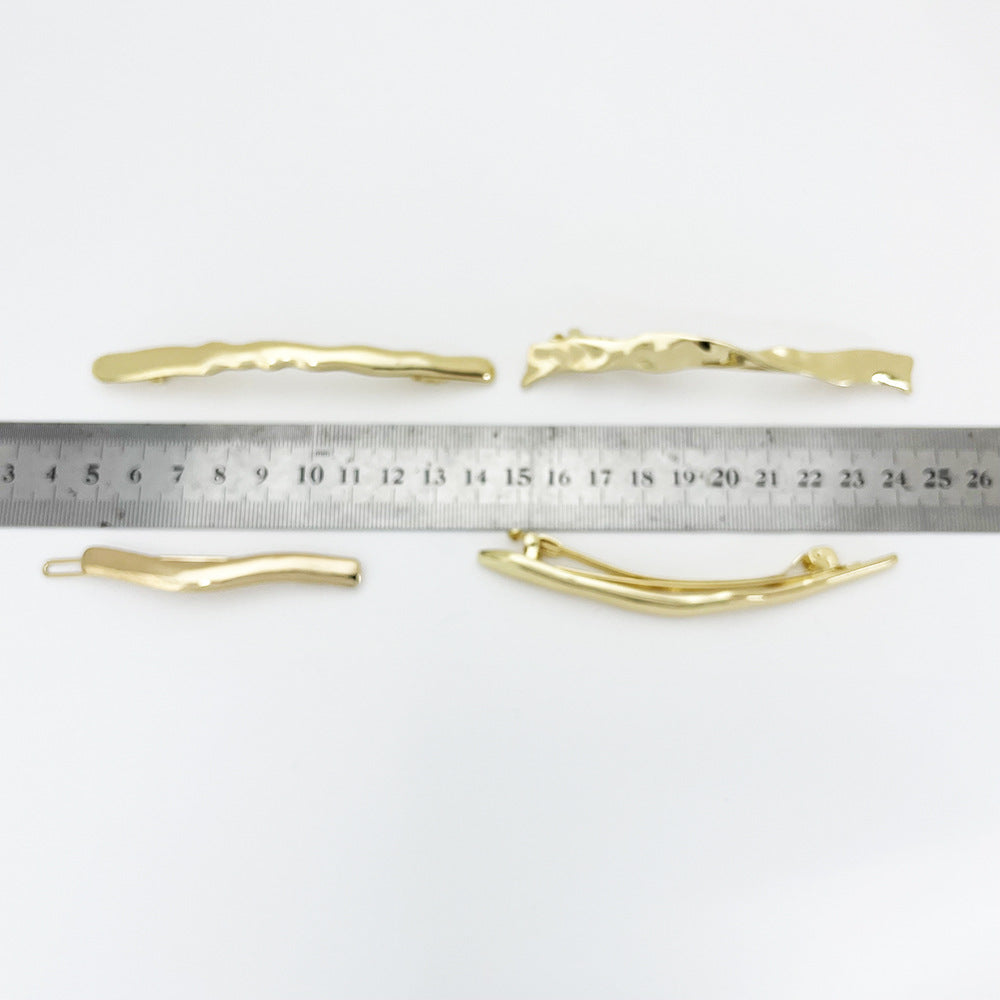 Women's Simple Style Geometric Alloy Plating Hair Clip