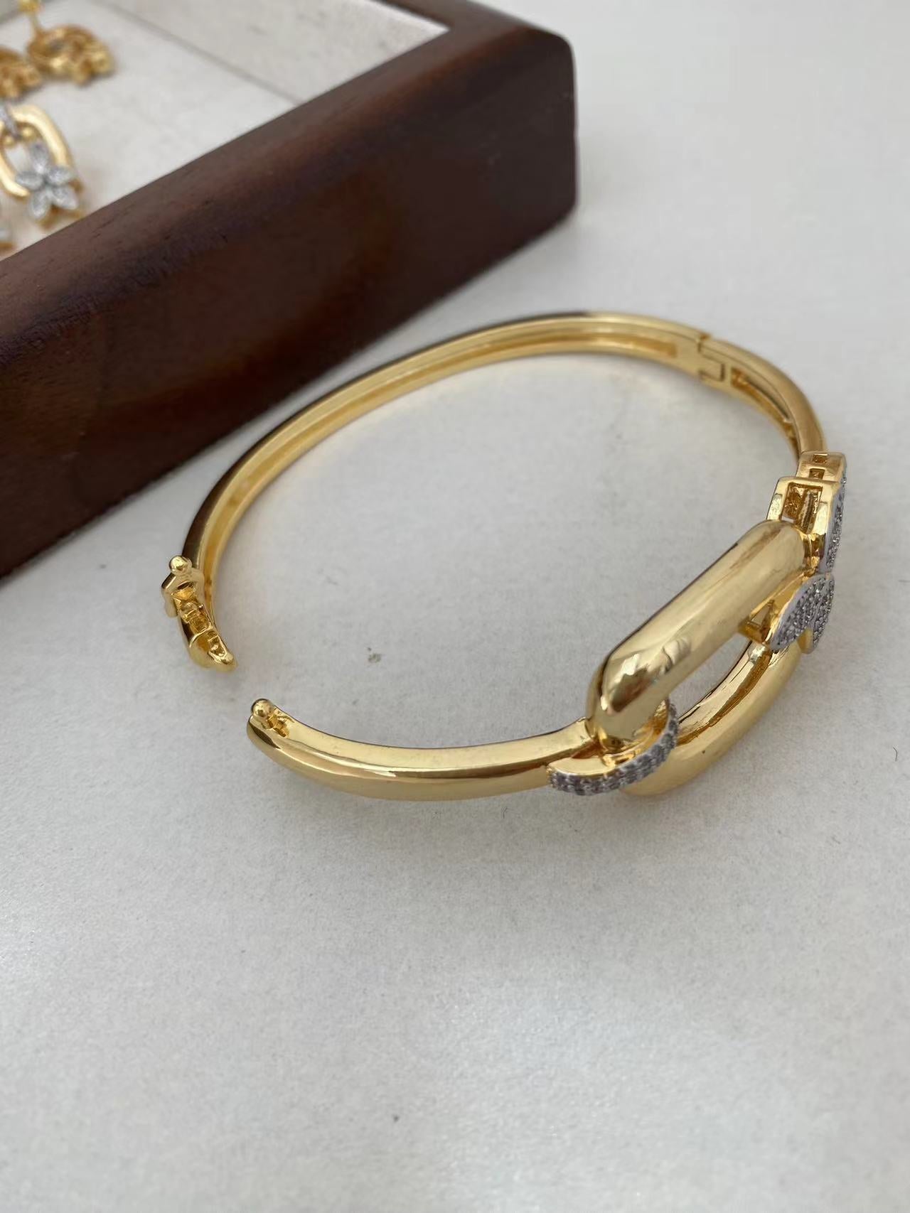 Jewelry Vintage Style Classic Style Geometric Copper Zircon Mixed Metal Rings Bracelets Earrings