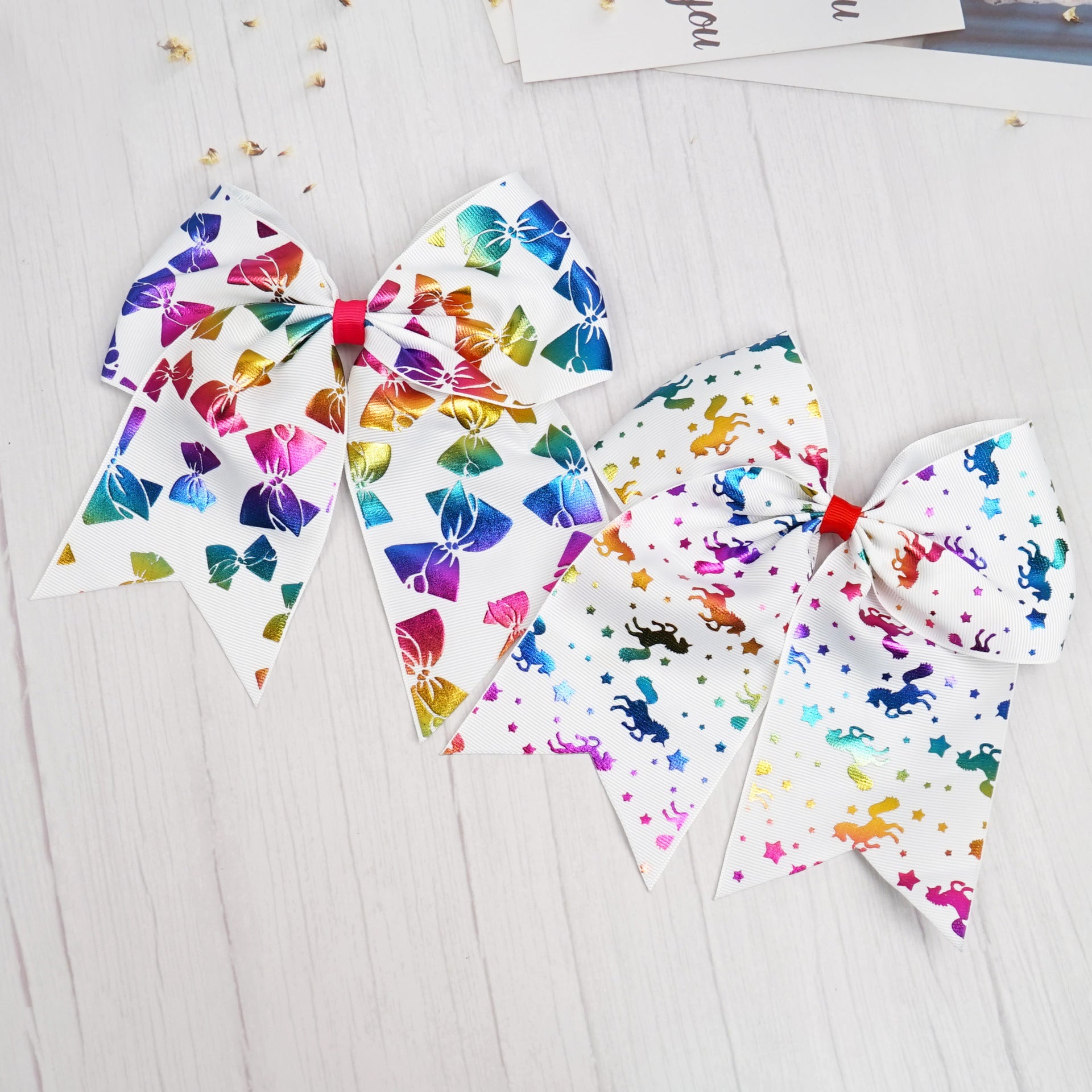 Girl'S Cute Pastoral Bow Knot Thread belt Hair Tie