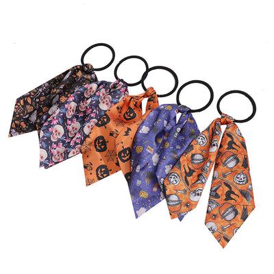 Halloween Exaggerated Women's Pumpkin Ghost Hair Tie