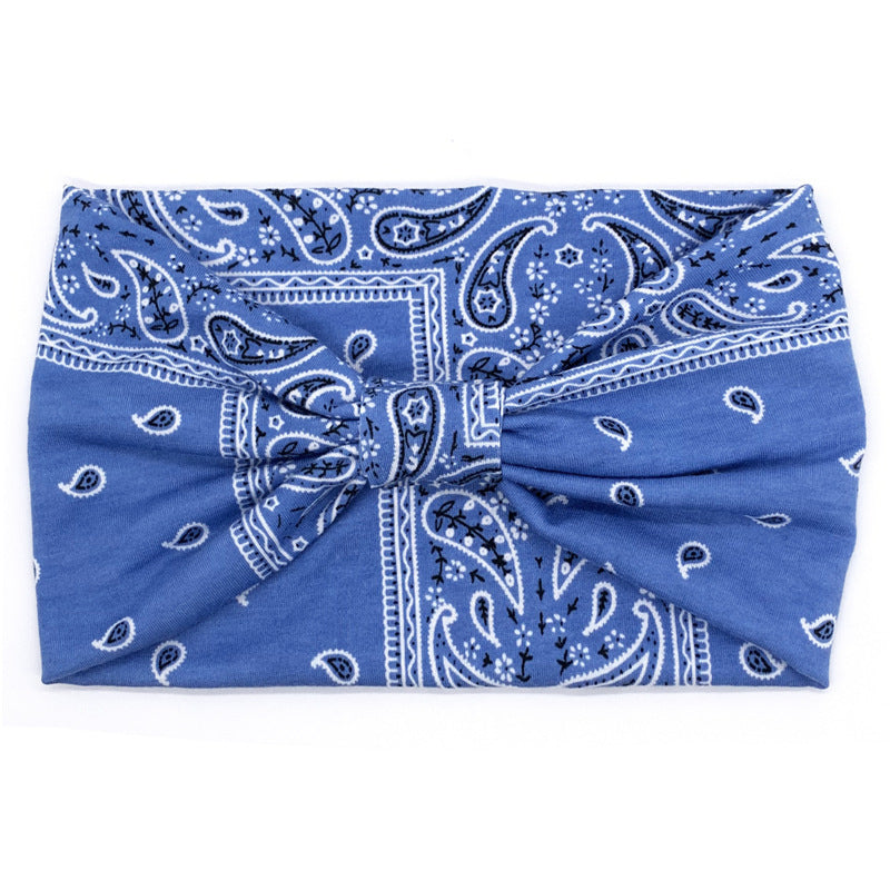 bohemian water droplets cloth hair band