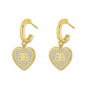 Agate love stud earrings 2025 new popular Ankola red earrings light luxury high-end small fragrant wind earrings