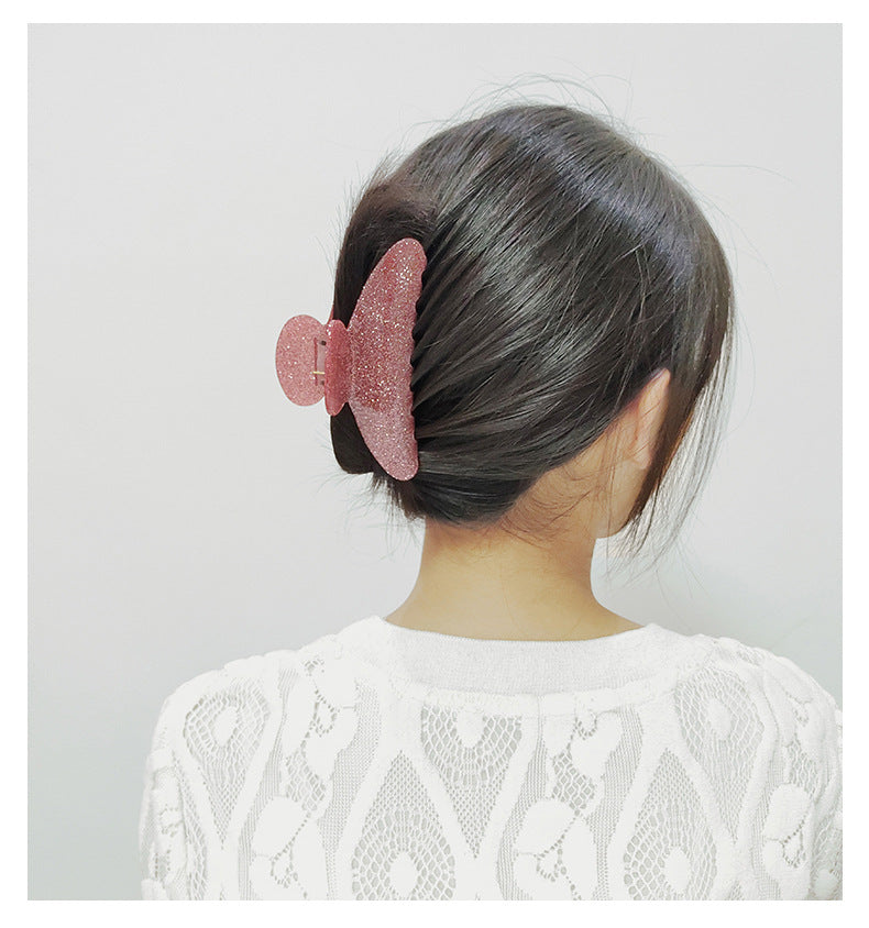 Women's Casual Simple Style Solid Color Arylic Stoving Varnish Hair Claws