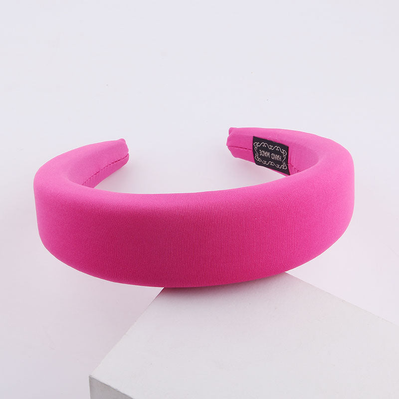fashion multicolor milk silk sponge headband