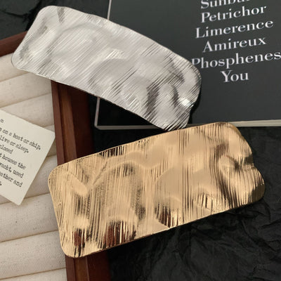 Women's Exaggerated Artistic Square Alloy Hair Clip