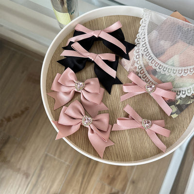 Women's Sweet Simple Style Bow Knot Cloth Hair Clip Hair Tie Brooches